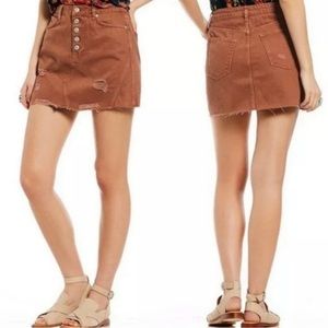 Free People Denim Skirt Size 27